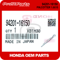 (Honda OEM) PIN, COTTER (1.6X15)