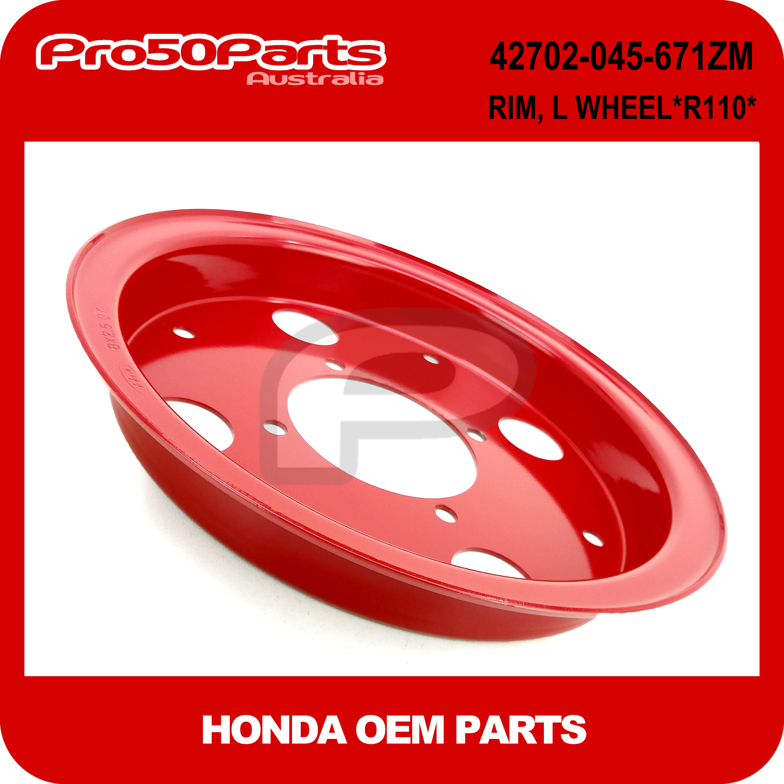 (Honda OEM) Z50 - RIM, L.WHEEL *R110*