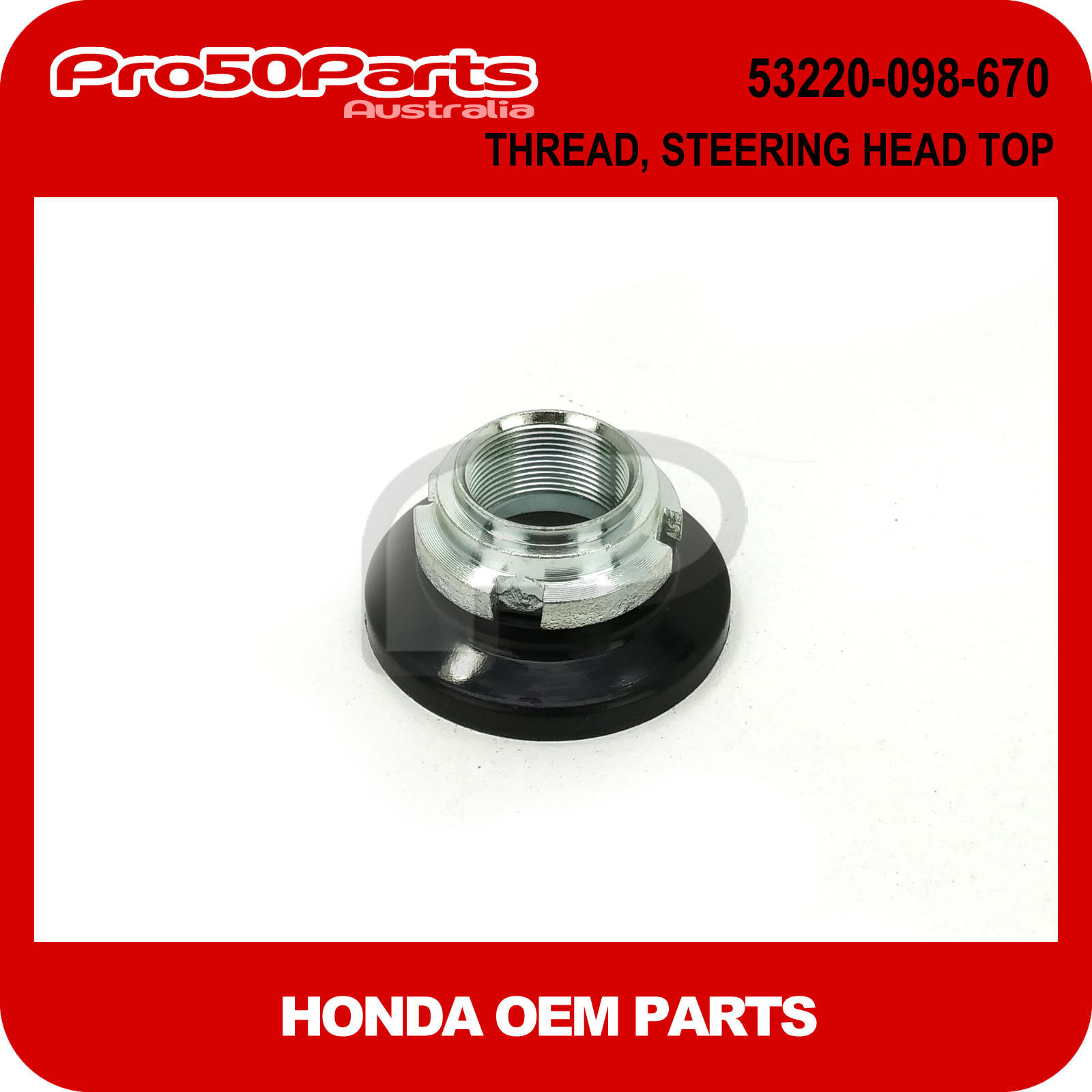 (Honda OEM) Z50 Thread, Steering Head Top