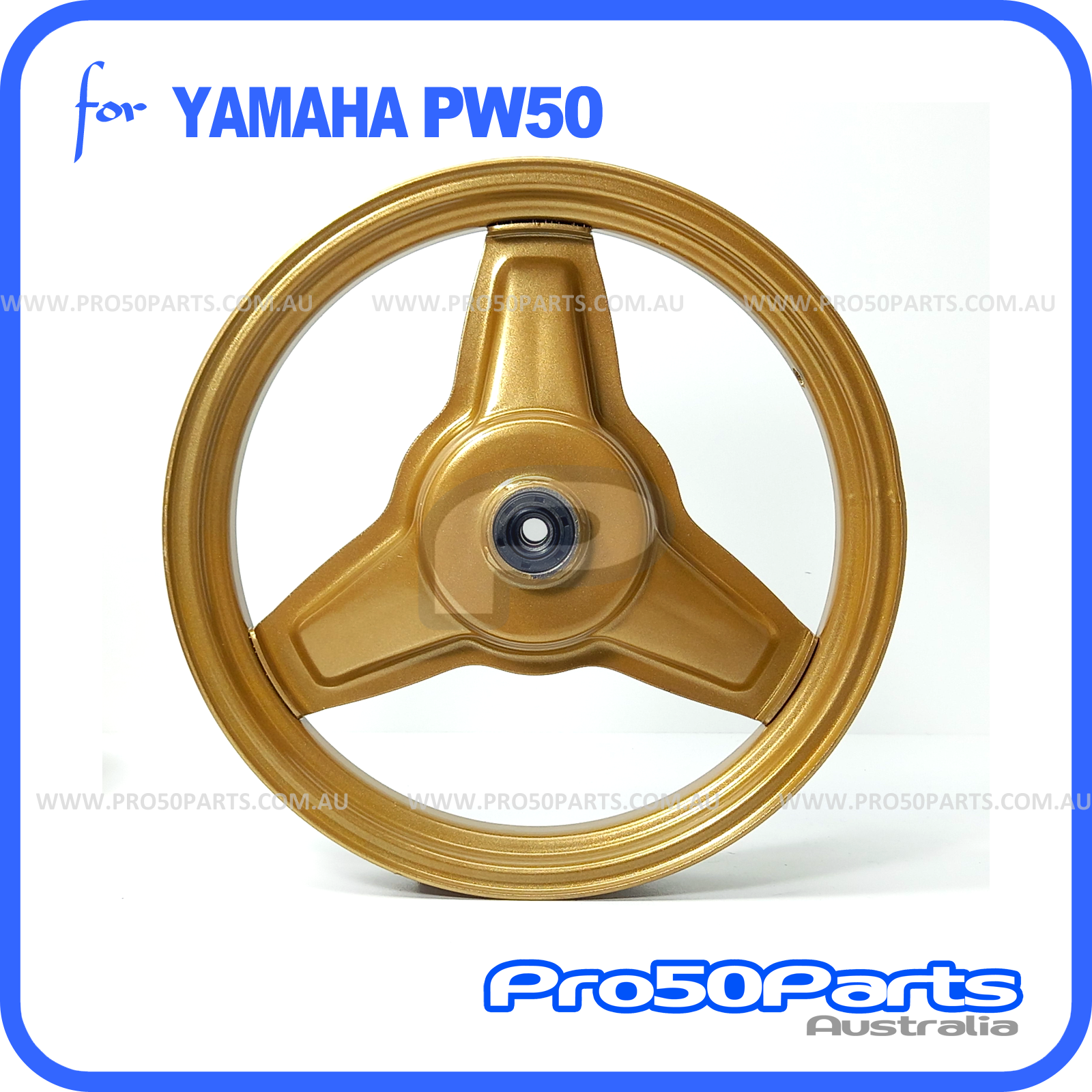 Yamaha PW50 - Rim, Front Wheel Golden
