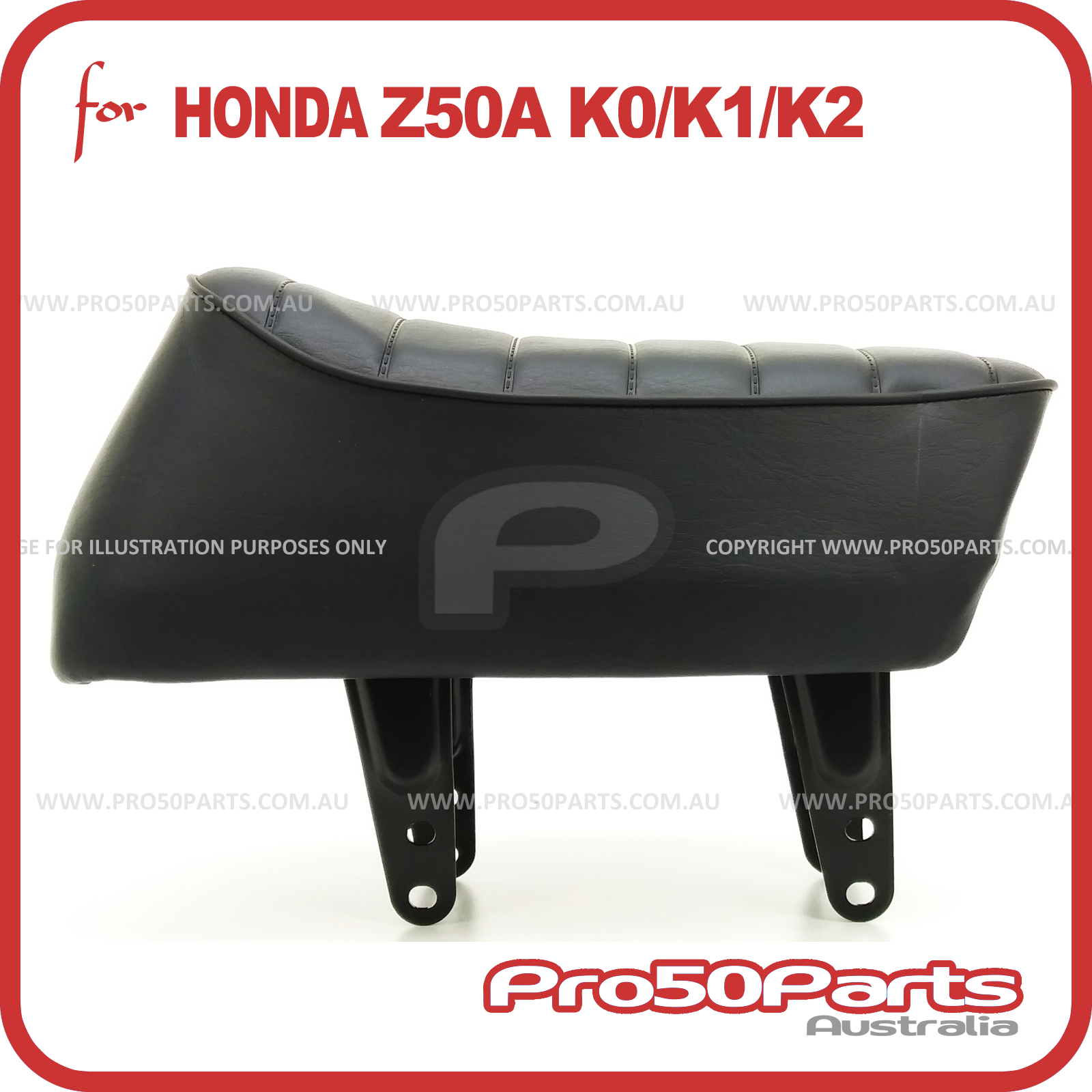 Black Colour High Seat Assembly for Honda Monkey Z50A K0 K1 K2