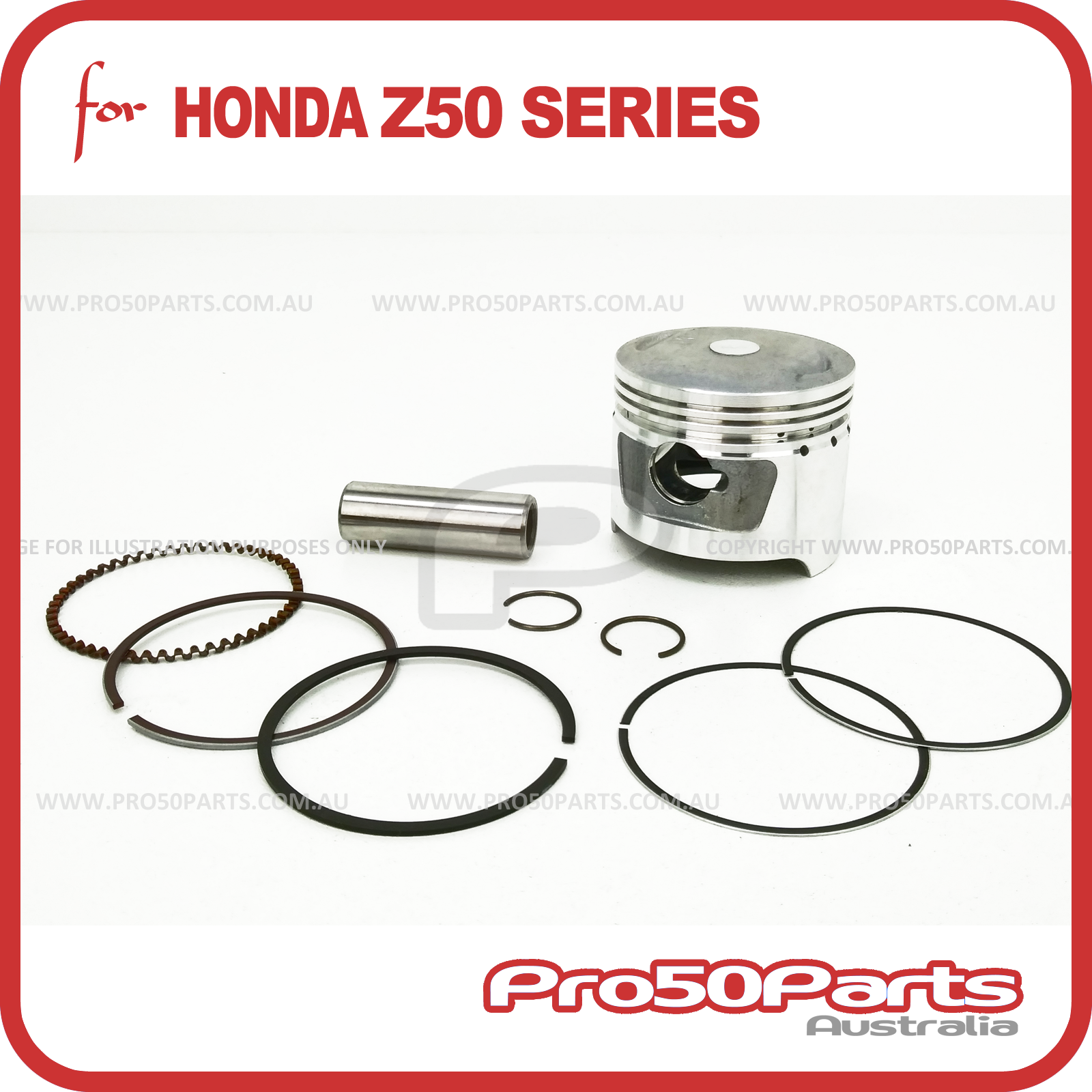 Honda Aftermarket Z50 Top End Cylinder Rebuild Kit