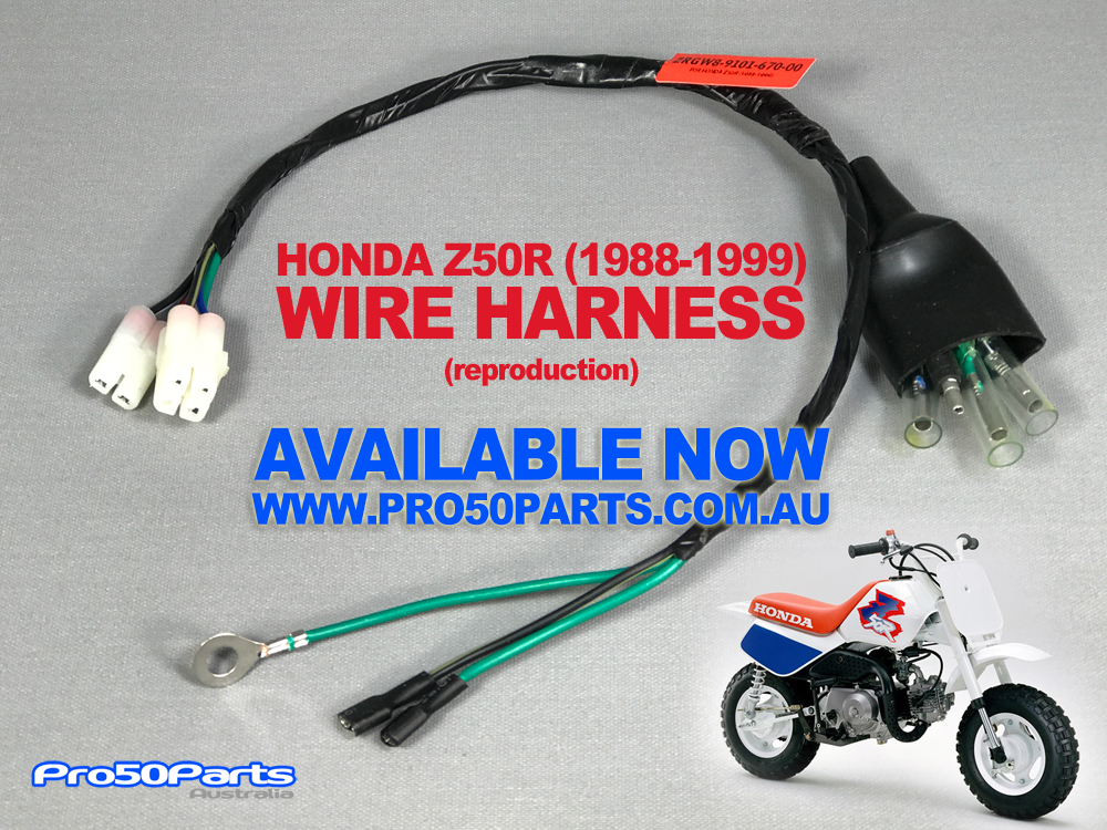 Aftermarket Honda Z50R 19881999 Wire Harness