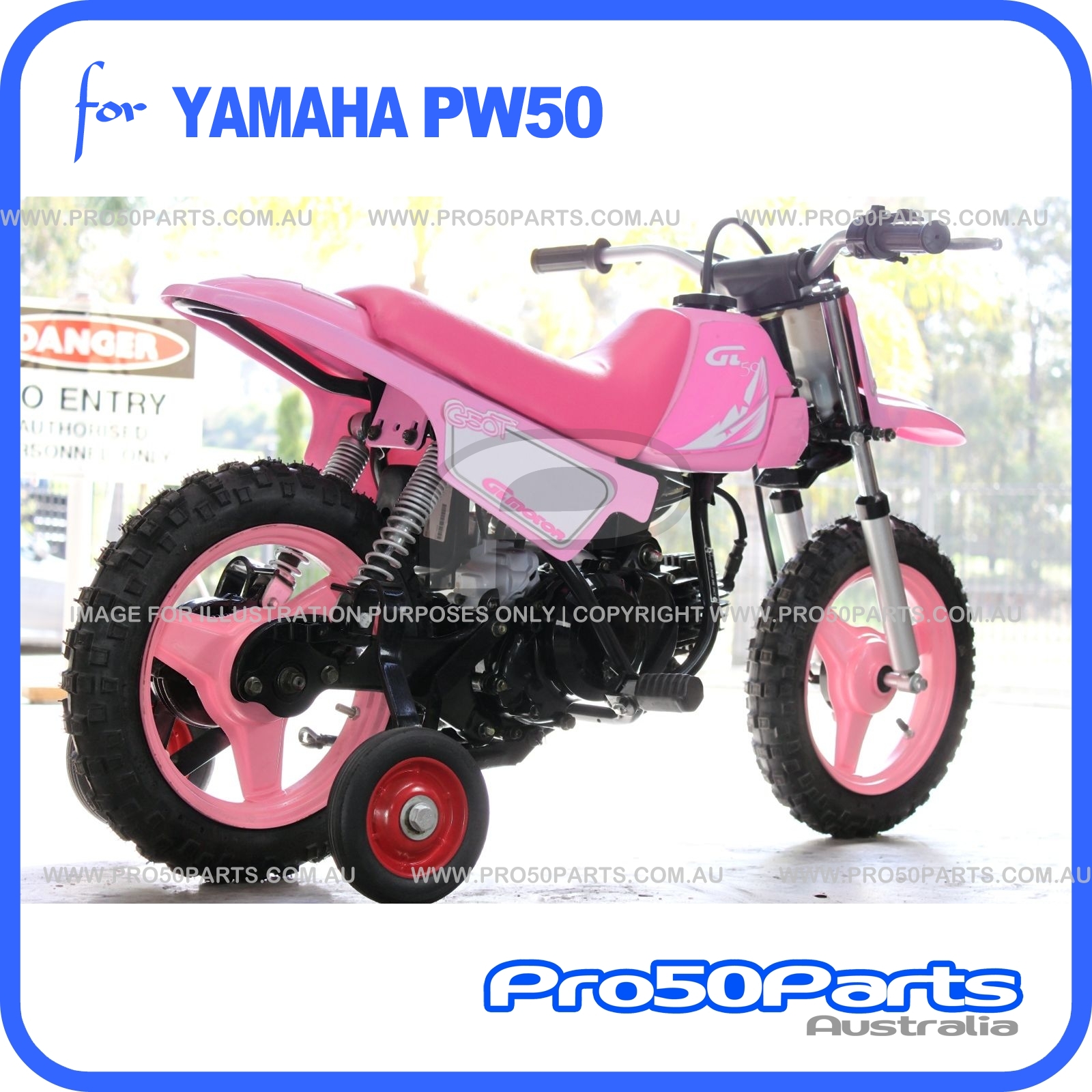 yamaha pw50 training wheels