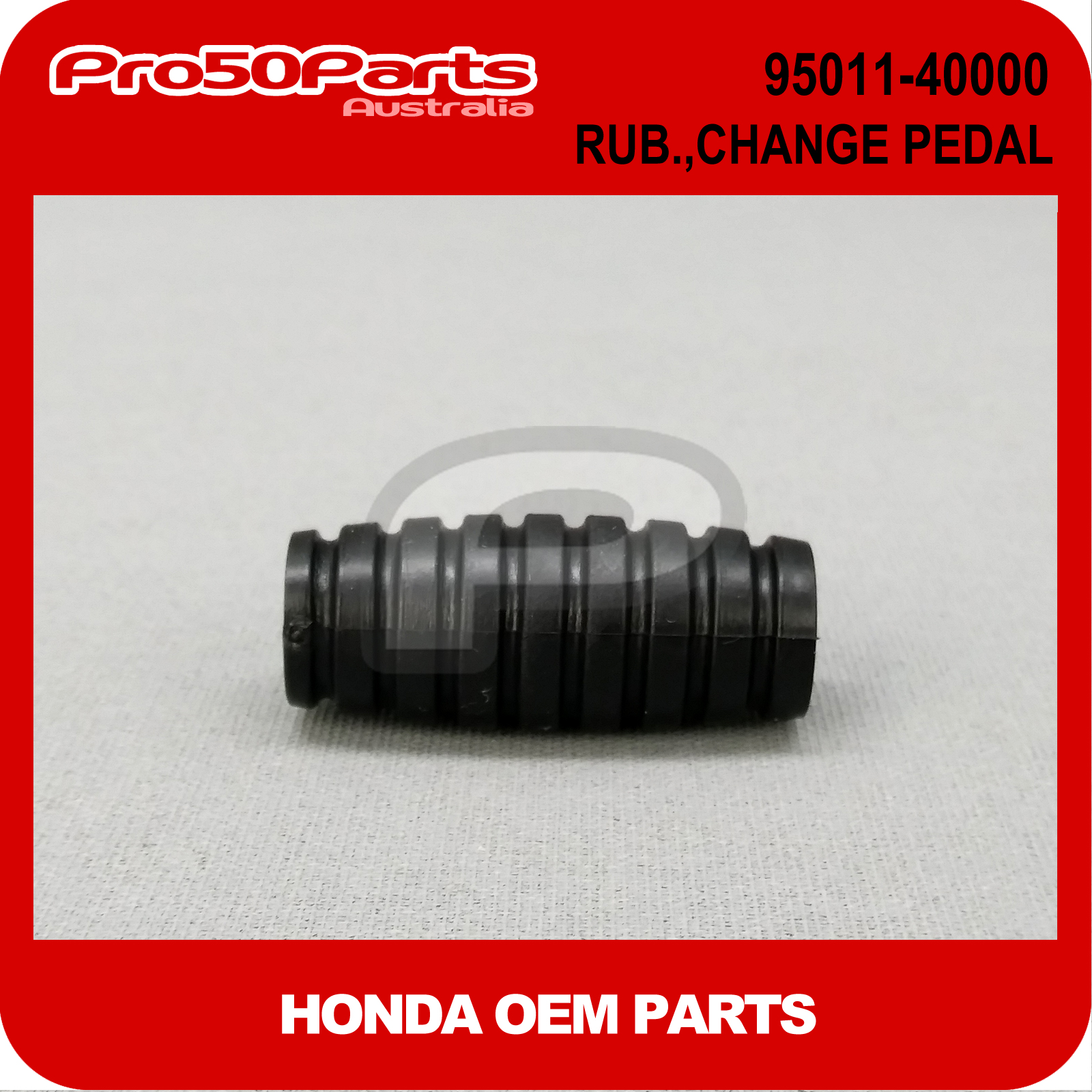 Honda OEM Genuine Rubber, Shift Pedal M - 95011-40000