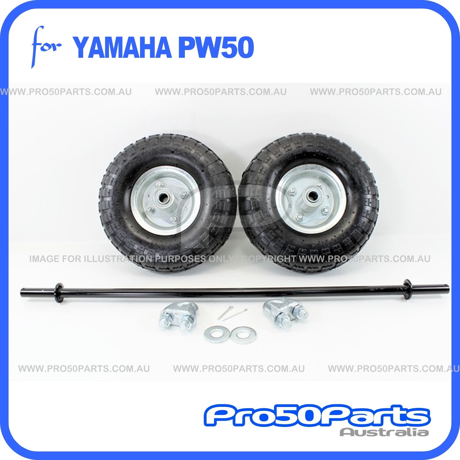 Yamaha PW50 Training Wheel, Centre Mounted