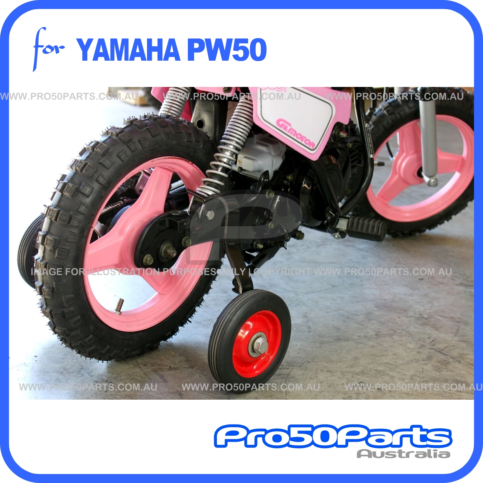 yamaha pw80 training wheels