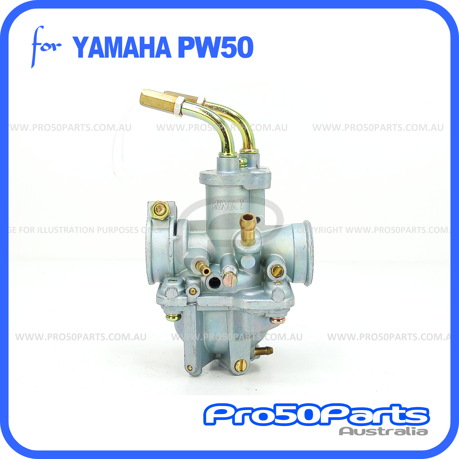 (PW50) Service Kit 7 (inc. Carby, Throttle Cable, Choke Cable)