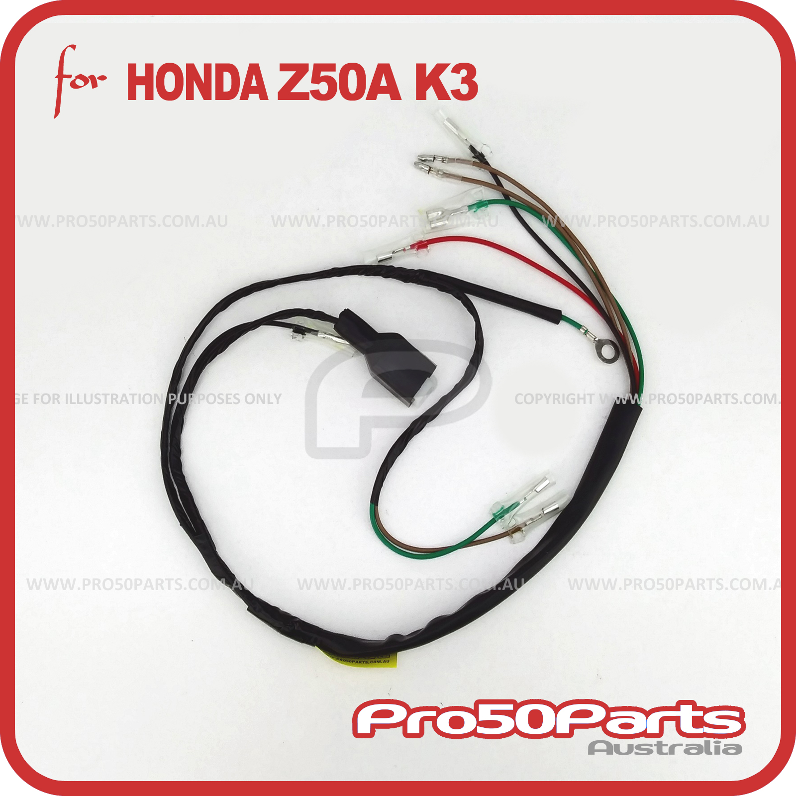 Aftermarket Honda Z50A K3 K4 K5 K6 Z50J Z50J1 19761978 Wire Harness