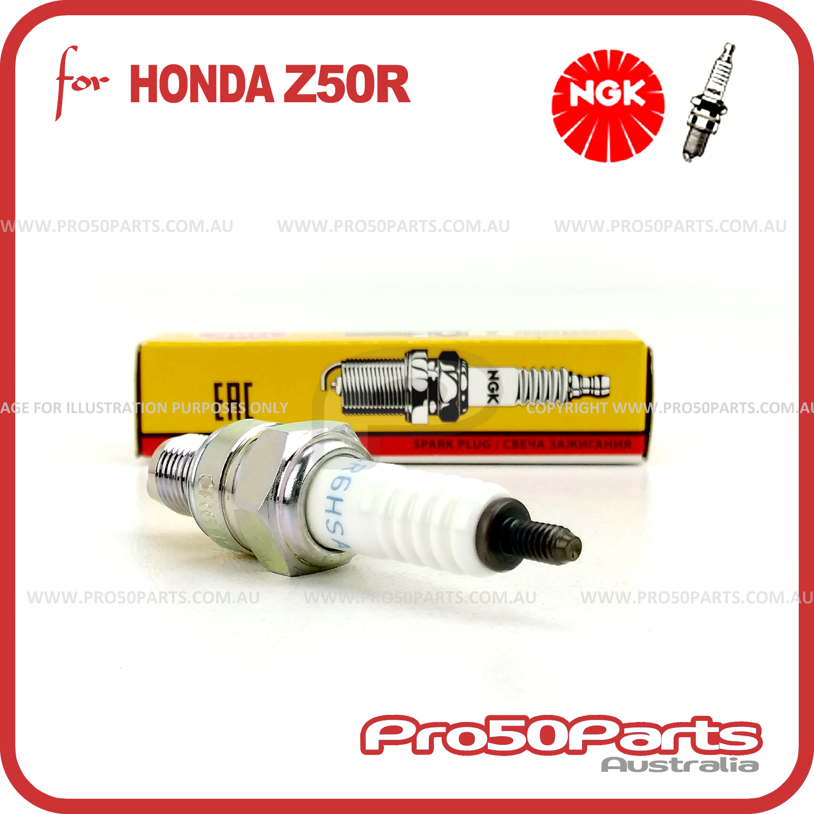Yamaha PW50 NGK Spark Plug CR6HSA