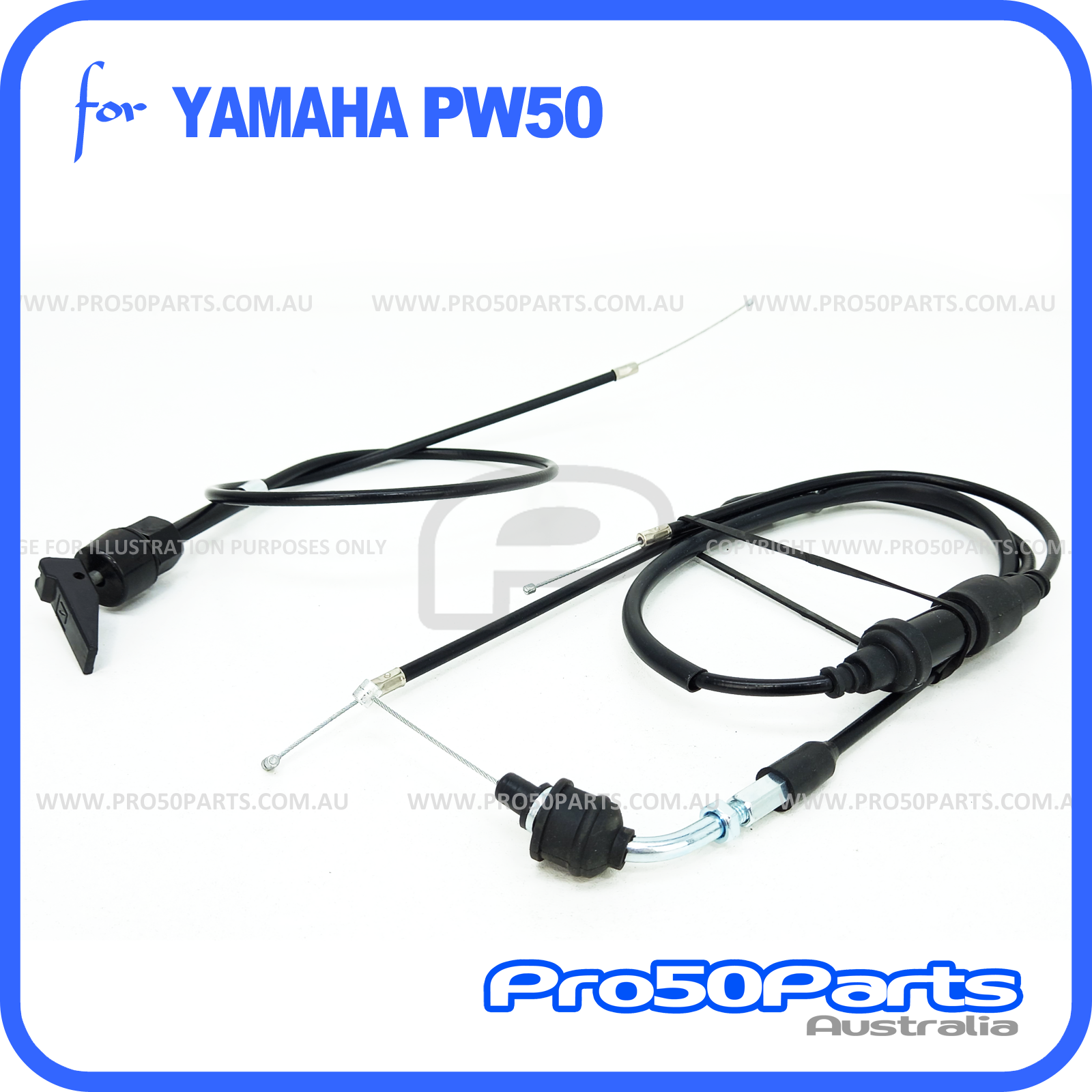 (PW50) Service Kit 7 (inc. Carby, Throttle Cable, Choke Cable)