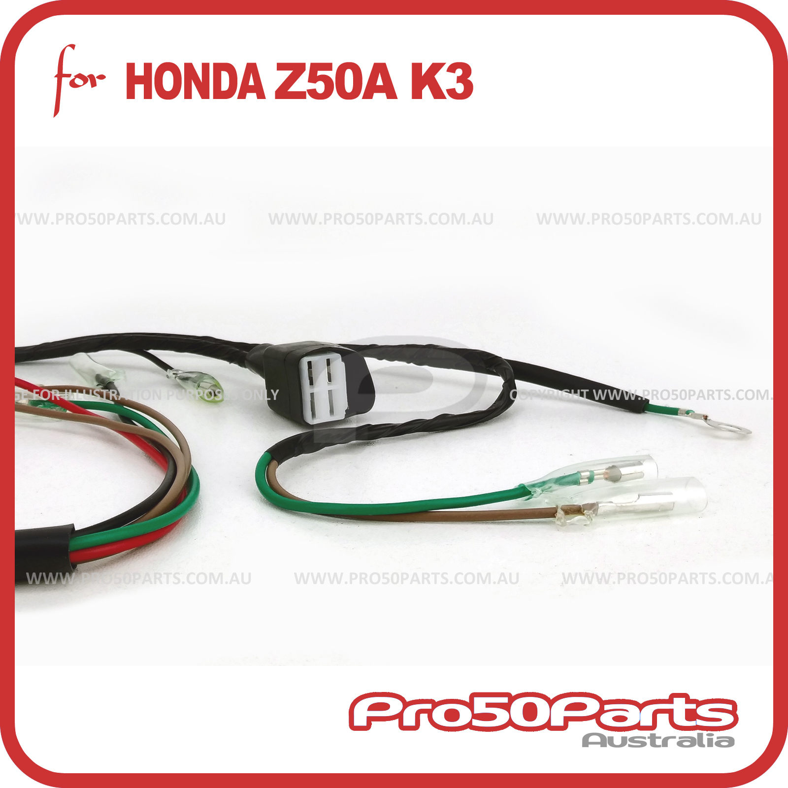 Aftermarket Honda Z50A K3 K4 K5 K6 Z50J Z50J1 19761978 Wire Harness