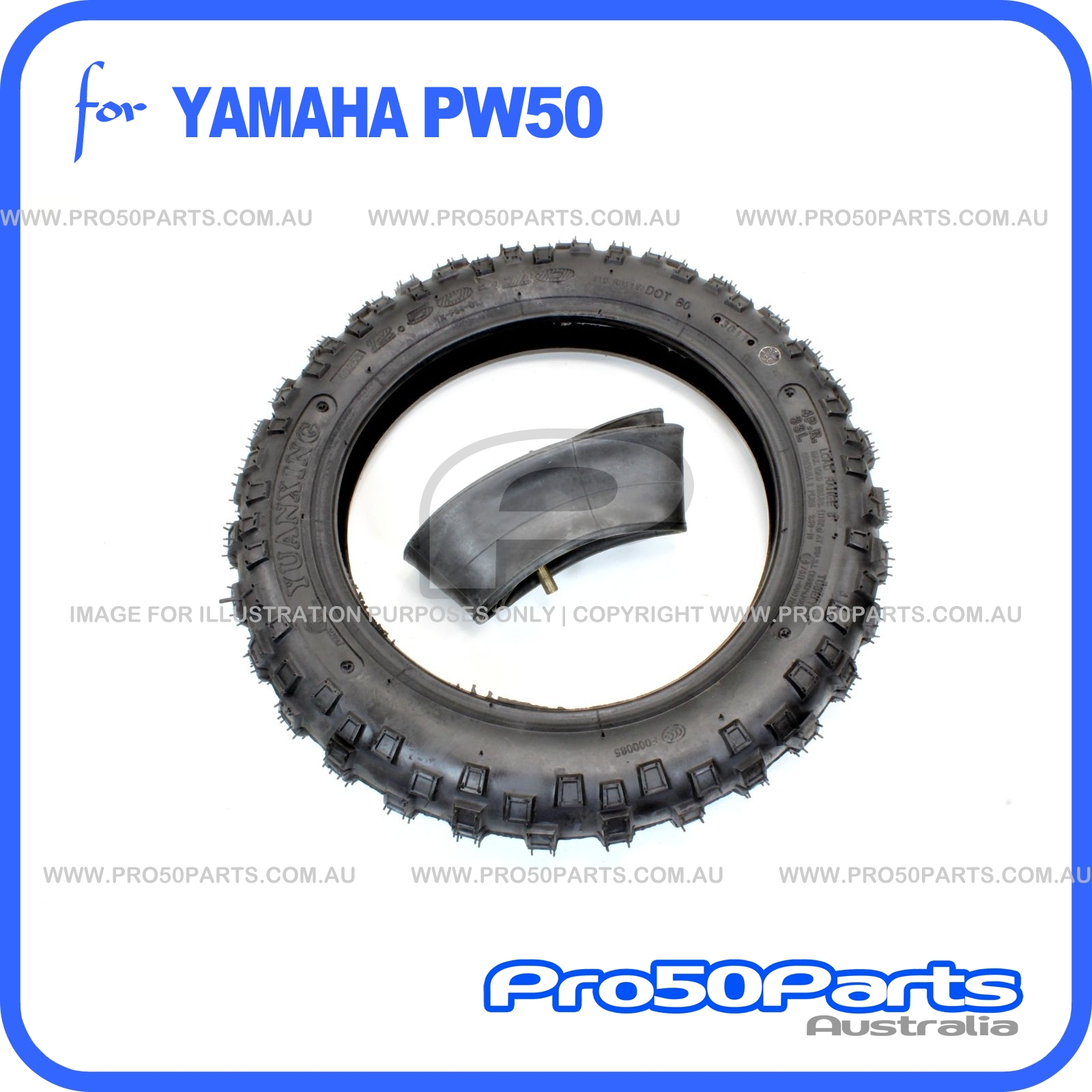 Yamaha PW50 Rear Wheel Comp
