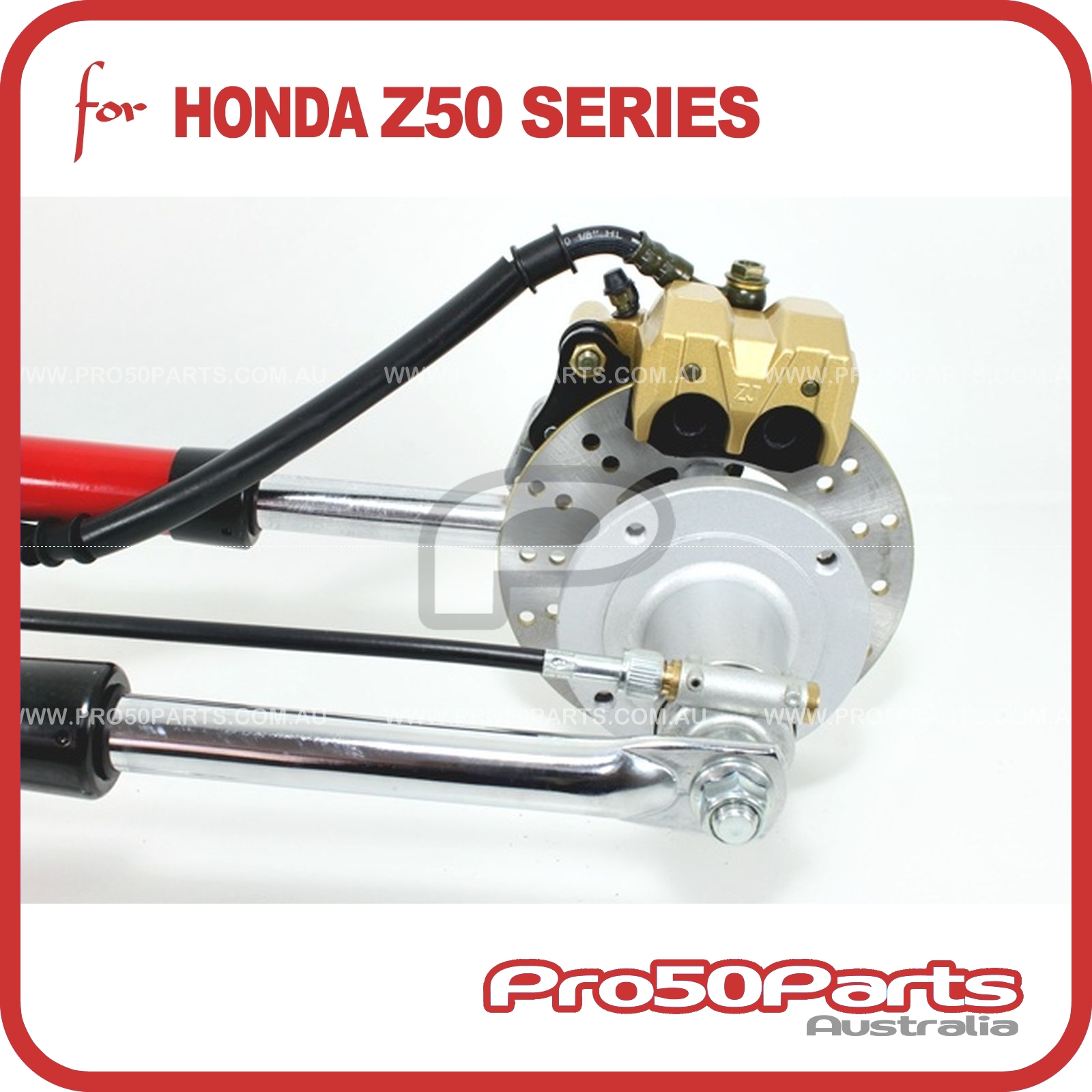 Aftermarket Honda Monkey Z50 Front Fork Set Disk Brake