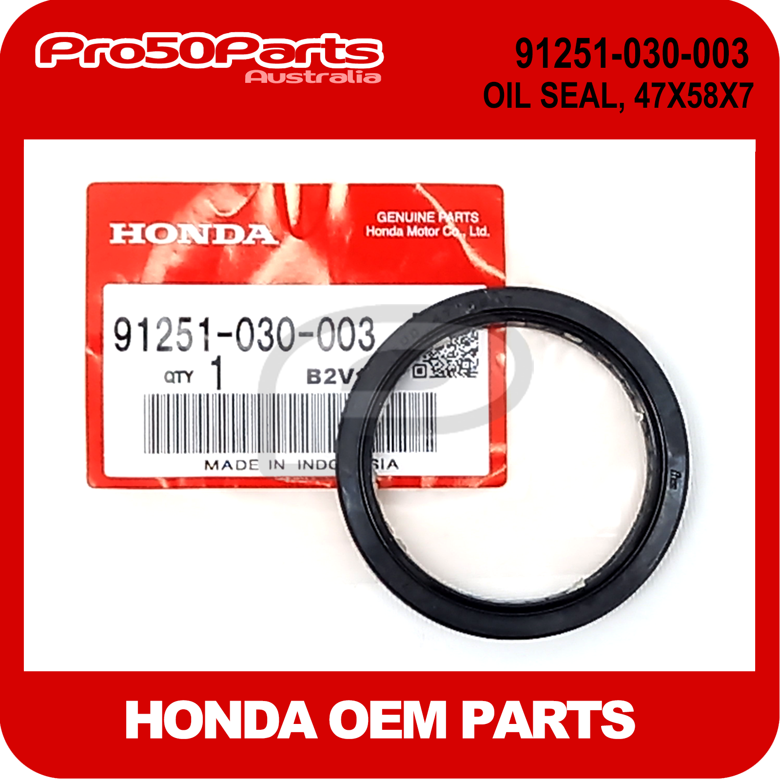Honda OEM Oil Pump Reseal Kit – 4pc Gasket Set For 2008-2017 V6 Accord, Pilot, TL – NEW SEALED