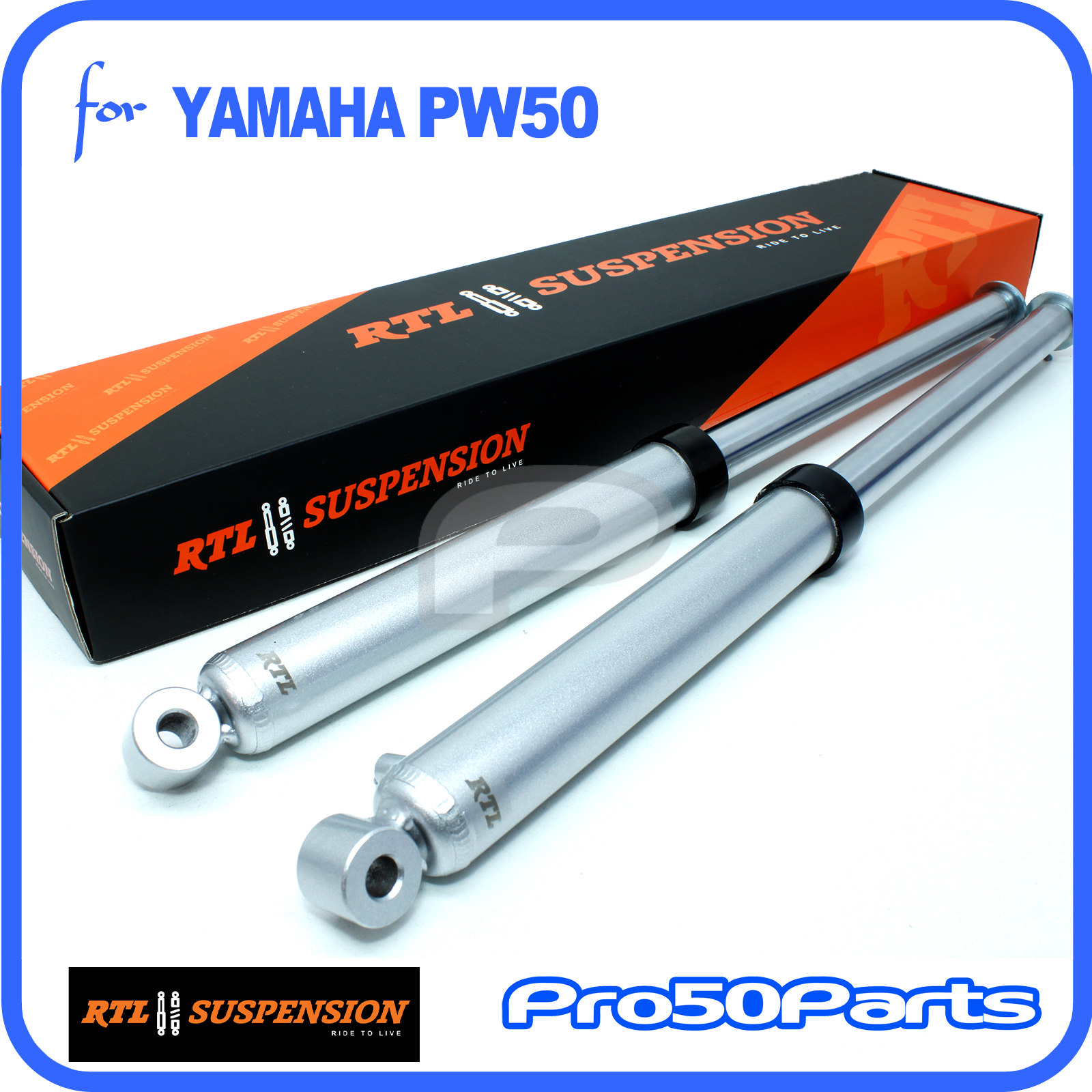 YAMAHA 1981-2016 PW50 PW 50 FRONT FORKS SHOCKS FORK SET ASSEMBLY