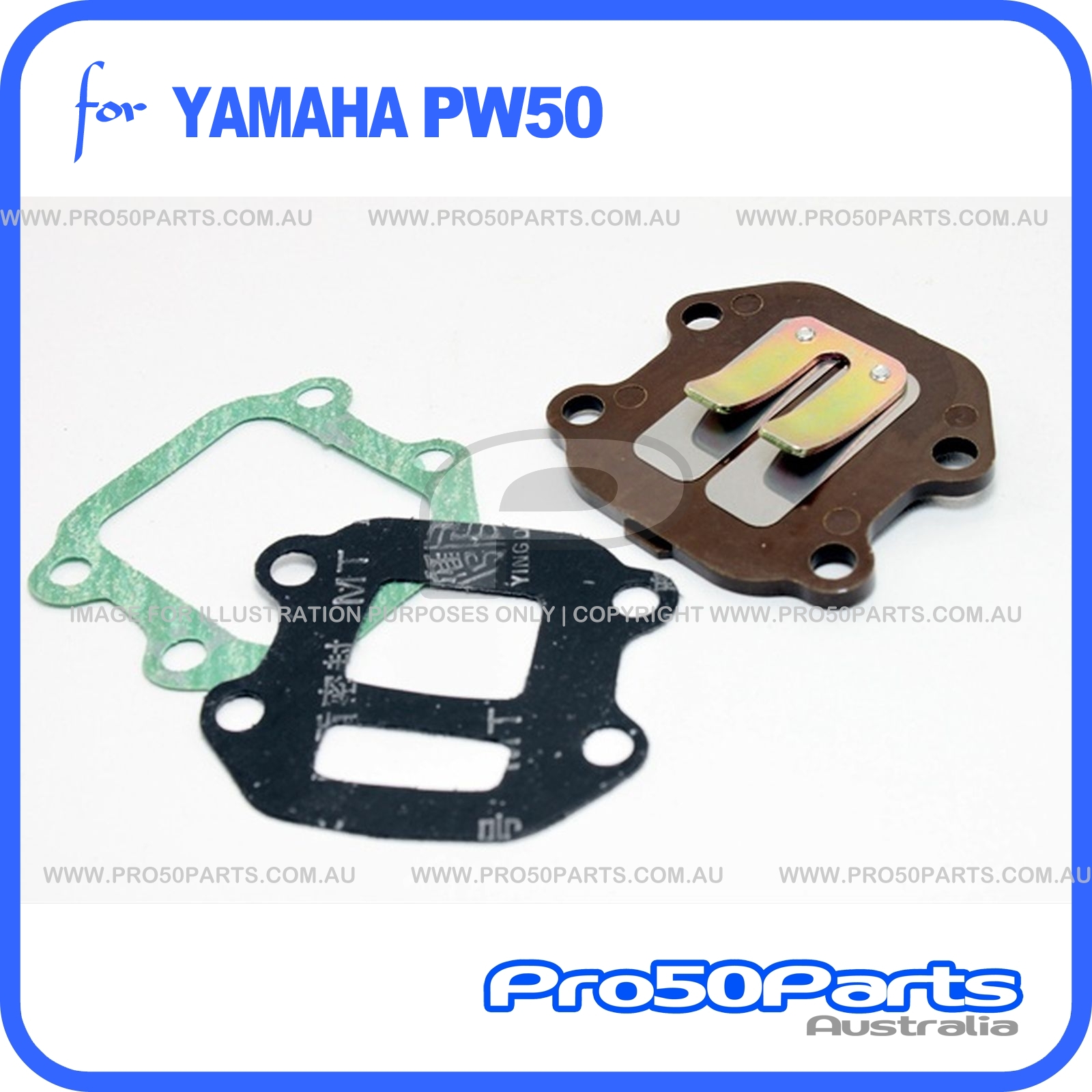 Zoom Zoom Parts Reed Valve Intake Valve Plate For 1981-2009 Yamaha PW 50 PW50 Dirt Pit Bike Motor 