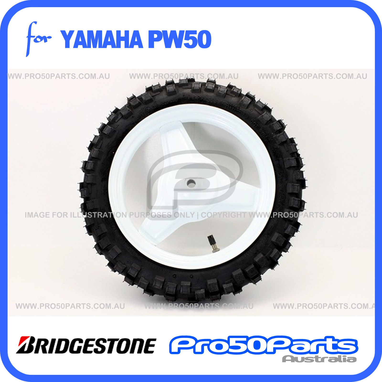 Yamaha PW50 Pair of Tyres and Inner Tubes 
