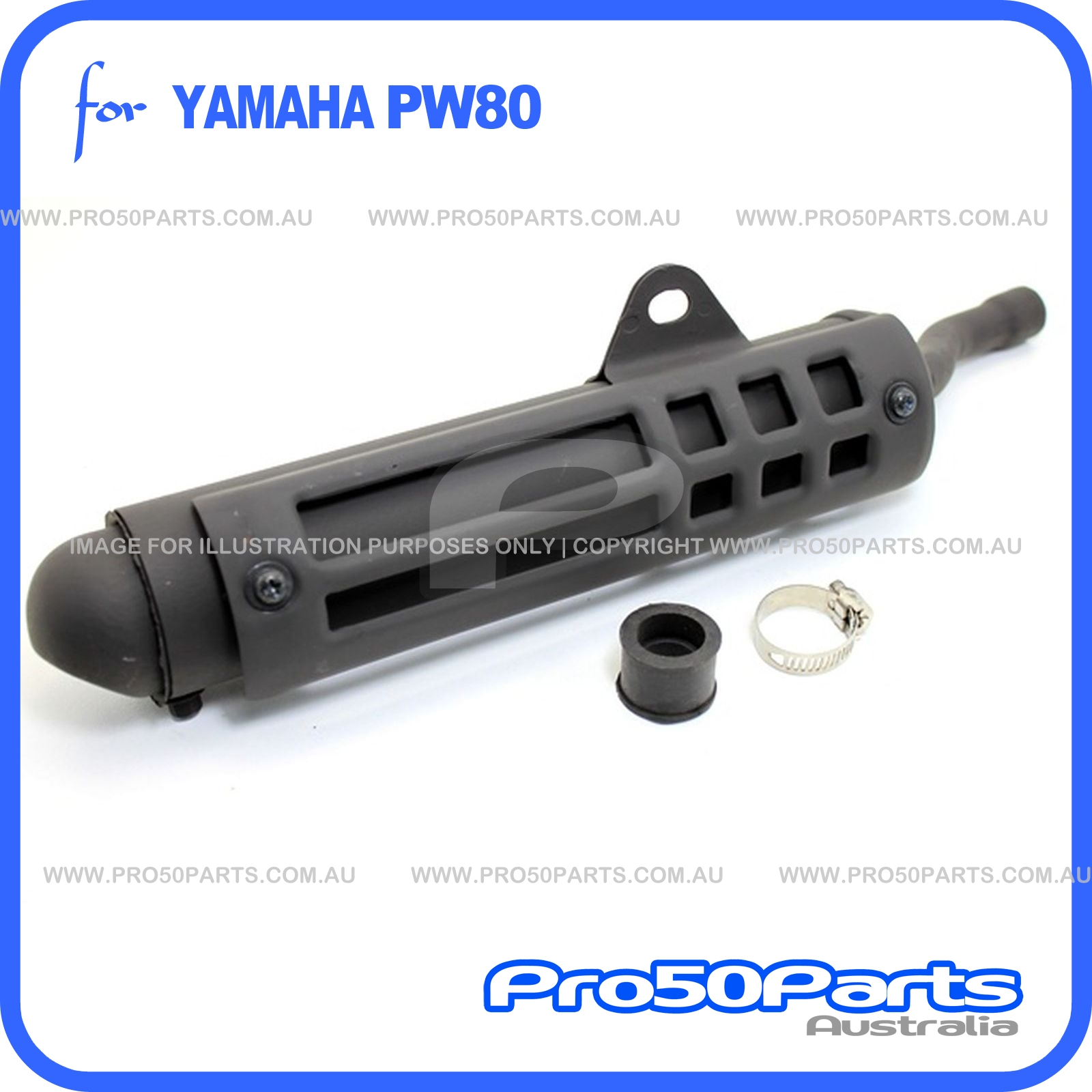 Pw80 muffler on sale