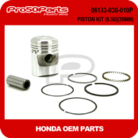(Honda Non OEM) Z50A - Piston Kit 6v (0.50, 39.50mm) (Inc Rings, Pin)