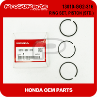 (Honda OEM) QR50 - Ring Set, Piston (STD)