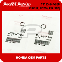 (Honda OEM) QR50 - Circlip (X2), Piston Pin (Std)