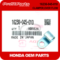 (Honda OEM) CLAMPER, OVER FLOW PIPE