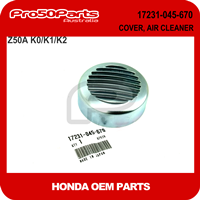 (Honda OEM) Z50A K0-K2 - Cover, Air Cleaner