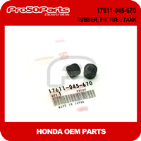 (Honda OEM) CUSHION, FUEL TANK FRONT (X2)