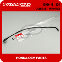 (Honda OEM) Z50R - Cable Set, Throttle (1986-99)