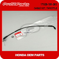 (Honda OEM) Z50R - CABLE SET, THROTTLE (1986-99)