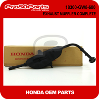 (Honda OEM) Z50R - Muffler, Ex. (88-99)