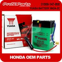 (YUASA) Genuine Yuasa Battery 6N2A-2C (Acid not included)