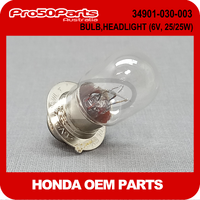 (Honda OEM) BULB, HEAD LIGHT (6V, 25/25W)