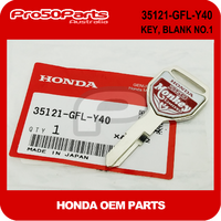 (Honda OEM) Z50JZ - Key, Blank No.1