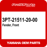 (Yamaha OEM) PW50 - Fender, Front (Blue)