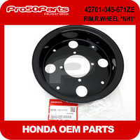 (Honda OEM) RIM R. WHEEL “NH1”