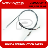 (Honda Non OEM) Z50A - Rear Brake Cable With Switch (Grey, Australian Version)