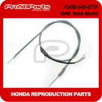 (Honda Non OEM) Z50A - Rear Brake Cable with Switch (Grey, Australian Version)
