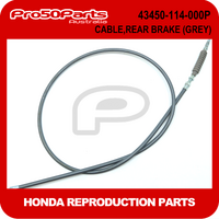 (Honda Non OEM) QA50 - CABLE, REAR BRAKE (GREY)