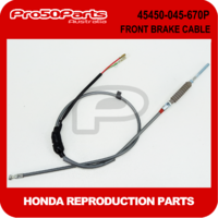 (Honda Non OEM) Z50A - Front Brake Cable With Switch (Grey Cable)