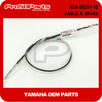 (Yamaha OEM) PW50 - CABLE, REAR BRAKE