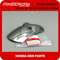 (Honda OEM) Z50A - Fender, Fr. *Mrcr2* (Chrome Plating)