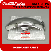 (Honda OEM) Z50A K1 K2 K3 - Fender, Rr. *Mrcr2* (Chrome Plating)