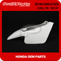 (Honda OEM) Z50R - Cowl Set, Rear *Nh138* (Shasta White) (1988-99)