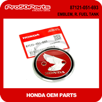 (Honda OEM) Z50M/ Z50A K1 - Emblem, R. Fuel Tank