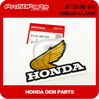(Honda OEM) Z50R/JZ - Emblem A, L.Tank