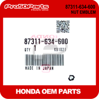 (Honda OEM) NUT, EMBLEM