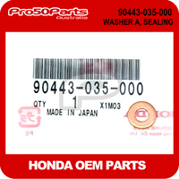 (Honda OEM) WASHER A, SEALING