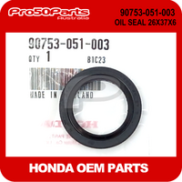 (Honda OEM) OIL SEAL, 26X37X6